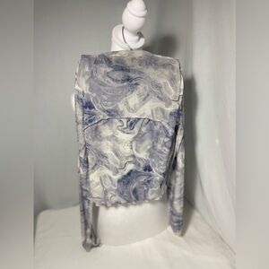 Mesh High Neck Long Sleeve Crop Top